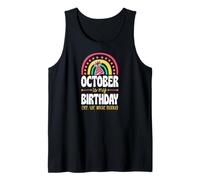 Octobre, C'est Mon Anniversaire, Oui, Tout Le Mois, Boho Rainbow Débardeur