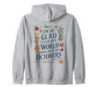 Octobre Citation Littéraire Anne Shirley Sweat à Capuche