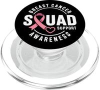 Octobre Combattant Contre Le Cancer du Sein Survivor Warrior Sensibilisation PopSockets PopGrip pour MagSafe