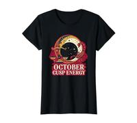 Octobre Cusp Énergie Zodiaque Astrologie Signes Balance Scorpion T-Shirt Graphique avec Valeur