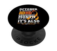 Octobre est Le Mois de la Sensibilisation au TDAH, mais pour Moi C'est Chaque Jour PopSockets PopGrip Adhésif