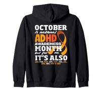 Octobre est Le Mois de la Sensibilisation au TDAH, mais pour Moi C'est Chaque Jour Sweat à Capuche