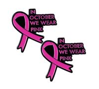 Octobre Rose 2025 Accessoires,Pin's Broches En Forme Pour La Sensibilisation Cancer Du Sein, Octobre Rose Badge Cancer du Sein pour Prendre Soin des Activités Santé