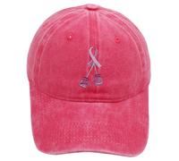 Octobre Rose Accessoires 2025 Casquette, Octobre Accessoires 2025 Casquette - De Sport Unisexe Ajustable Sports Plein Air Motif Brodé Stylé Sensibilisation RD1 A