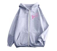 octobre rose accessoires， ruban rose cancer du sein， ruban， sweat femme， noeud， pull zippé， sweatshirt，contre le cancer， capuche， sweatshirts， hoodie for the culture， pour seins， sweat-shirt， ocotbre