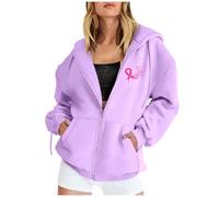 octobre rose accessoires， ruban rose cancer du sein， ruban， sweat femme， noeud， pull zippé， sweatshirt，contre le cancer， capuche， sweatshirts， hoodie for the culture， pour seins， sweat-shirt， ocotbre
