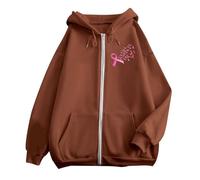 octobre rose accessoires， ruban rose cancer du sein， sweat femme， noeud， pull zippé， sweatshirt， sweat-shirt，contre le cancer， capuche， sweatshirts， hoodie for the culture， pour seins， ruban， ocotbre