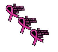 Octobre Rose Badge Cancer du Sein,Élégant Pin's Broches En Forme Pour La Sensibilisation Cancer Du Sein,Octobre Rose 2025 Accessoires pour Prendre Soin des Activités Santé