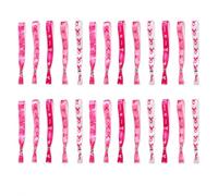Octobre Rose Bracelet Lot de 30 Bracelets Réglables Sensibilisation | Octobre Rose Accessoires 2026 pour marches solidaires, associations et événements avec bracelets réglables