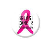 Octobre Rose Broches à Ruban Badges,Pin de Métal Ronds Sensibilisation au Cancer du Sein,Epingles de Soutien Aux Soins des Femme,Badge Cancer Du Sein de Conscience Décoration,Accessoire de vetement