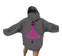 Octobre Rose Cancer du Sein Femme Hoodies Mode Streetwear Sweats Coton Manches Longues Veste Sport Spécialement Conçu Sweat-Shirt Sensibilisation Blouson Femmes 2025 Nouveau Décontracté Printemps