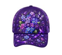 Octobre Rose Casquette,Visor Tendance à Motif Breast Cancer Awareness avec Ventilation Et RéGlage Style DéContracté pour Toute Saison Design Imprimé Unique