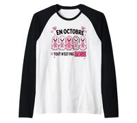 Octobre Rose Fantômes prévention & dépistage Cancer du Sein Manche Raglan