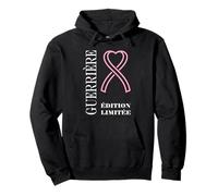 Octobre Rose Femme Cancer du Sein Je suis Une guerrière Sweat à Capuche