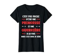 Octobre Rose Femme Cancer du Sein Je suis Une guerrière T-Shirt
