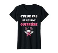 Octobre Rose Femme Cancer du Sein Je suis Une guerrière T-Shirt