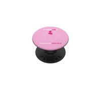 Octobre Rose Ruban statistique Silhouette Femme 1 sur 8 PopSockets PopGrip Adhésif