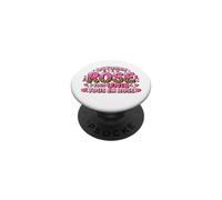 Octobre Rose Tous Unis Ruban léopard prévention Cancer Sein PopSockets PopGrip Adhésif