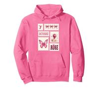 Octobre Ruban Rose Timbres Vintage Solidarité Femme Sweat à Capuche
