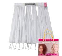 Octocurl Heatless Curls Bandeau à boucler pour dormir sans chaleur pour cheveux longs (microfibre, blanc)