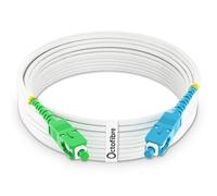 Octofibre - Câble Fibre Optique Freebox - 7m - Renforcée avec Blindage Kevlar - Rallonge/Jarretiere Fibre Optique - SC APC vers SC UPC - Garantie 10 Ans