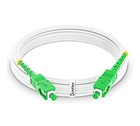 Octofibre - Câble Fibre Optique Orange SFR Bouygues - 3m - Renforcé Avec Blindage Kevlar - Rallonge/Jarretière Fibre Optique - SC APC vers SC APC - Garantie 10 Ans
