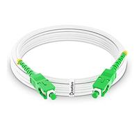 Octofibre - Câble Fibre Optique Orange SFR Bouygues - 5m - Renforcé Avec Blindage Kevlar - Rallonge/Jarretière Fibre Optique - SC APC vers SC APC - Garantie 10 Ans