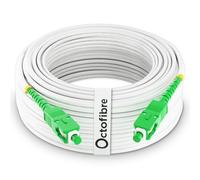 Octofibre - Câble Fibre Optique Orange SFR Bouygues - 70m - Renforcée Avec Blindage Kevlar - Rallonge/Jarretiere Fibre Optique - SC APC vers SC APC - Garantie 10 Ans