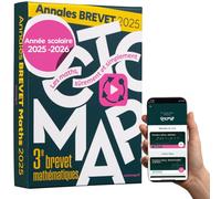 OCTOMAP Annale Brevet des collèges Maths 2025-2026. Cartes mentales pour une révision par thèmes. Exercices, sujets corrigés et vidéos. Application mobile incluse pour réussir avec sérénité.