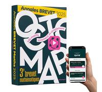 OCTOMAP Annales Brevet Maths 2025 - Compact. Plus Clair : Cartes Mentales, Fiches de Révision, Exercices Corrigés, App Mobile & 120 Vidéos pour Réviser avec Sérénité et Réussir le Brevet des Collèges
