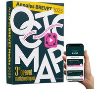 OCTOMAP Annales Brevet Maths 2025 - Cartes mentales visuelles et sujets de brevet classés par thème Corrigés en vidéo, app mobile incluse, révision guidée pour viser la mention au brevet 2026 - Riad B
