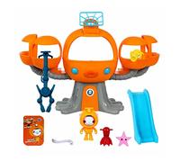 OCTONAUTS 61123 Above and Beyond, Ensemble de Jeu Octopode, 6 pièces, y Compris Deep Sea Captain Barnacles et Lanceur de Filet, Multicolore, Ensemble