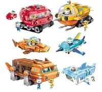 Octonauts blocs de construction poulpe garçon fille assemblage éducatif modèle jouet modèle décorations de bureau garçons et filles cadeau d'anniversaire 3714 No box