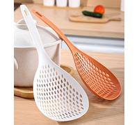 Octonyluck Écumoire en Avec Spider, Louche Passoire Cuisine, Professionnels Passoire et Ecumoire ou Huile CuillèRe AjouréE Pour RéSidus de Filtre, Food Passoire Louche
