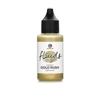 Octopus 30ml Fluids Alcohol Ink GOLD RUSH, Encre à alcool pour Fluid Art et Resin Art, or métallique