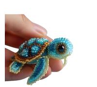 Octopus Bead Embroidery Kit, Complete DIY Craft Kit with Full-Color Instruction Sheet, Beginner-Friendly Sea Creature Beaded Embroidery Kits, Fun Art Supplies for Beginners, Home Decor Gift (F)