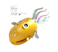 Octopus bébé jouet - jouet de poulpe électrique | Activité de diapcaption interactive avec lumières et musique pour la fête d'anniversairepour la fête des écoles pour les garçons École Studio capteurs