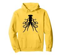 Octopus Céphalopode Géant Calmar Silhouette Sea Cool Style Sweat à Capuche