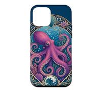 Octopus Fantasy Ocean Violet Coque pour iPhone 12 Mini