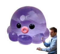 Octopus Fidget Toy - Sensory Stress Relief Handheld Toy for Kids and Adults | Soft Silicone with Rotating Legs and Tactile Bubbles, Portable Spinner for Home, School, Or Office