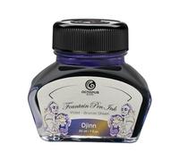 Octopus Fluids Djinn Sheen Ink Encre pour stylo plume dans un pot d'encre, encre Sheen, bleu, 30 ml