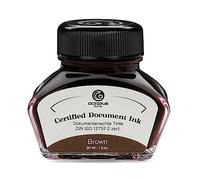 Octopus Fluids Document Ink Brown Encre indélébile certifiée DIN ISO 12757-2 Marron 30 ml
