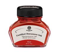 Octopus Fluids Document Ink Red Encre indélébile certifiée DIN ISO 12757-2 Rouge 30 ml