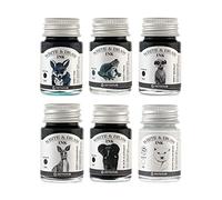 Octopus Fluids Octopus Write and Draw Ink Set Basic Grey, Encre imperméable pour écrire et Dessiner, Encre de Calligraphie, Encre à Dessin pour stylos Plume, 6x10 ML