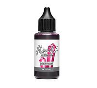 Octopus Fluids Resin Ink BEETROOT, encre à alcool pour résine époxy et résine UV, Alcohol Ink pour Resin Art, colorant resine epoxy 30 ml, rouge