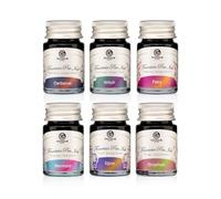 Octopus Fluids Sheen Ink Lot de 2 flacons d'encre bicolore pour stylo plume 6 x 10 ml