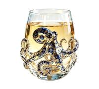 Octopus Glassware 420ml - Coastal Drinking Cup | Marine Life Tumbler