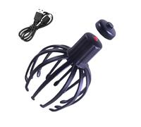 Octopus Head Massageur Sambowpin, 2025 Nouveau dispositif de massage électrique, araignée de massage de tête avec 12 doigts du cuir chevelu massageur massage araignée électrique Crawl Scratch, peigne