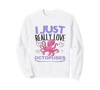 Octopus J'adore Vraiment Les poulpes Sweatshirt