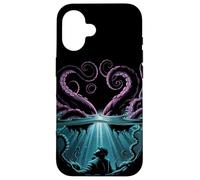 Octopus Kraken Pirate Mariner's Final Vision Coque pour iPhone 16